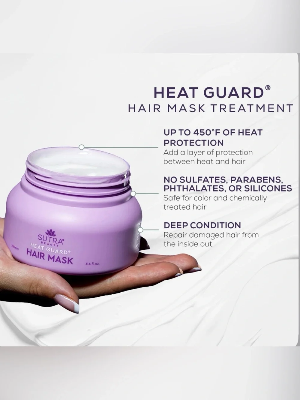 NEW Sutra Heat Guard Hair Mask